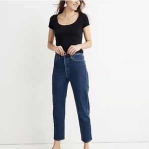 MADEWELL‎ High-Waist Cropped Tapered Leg Jeans Size 27